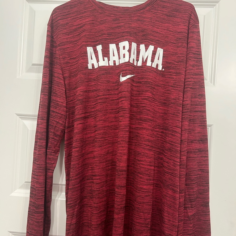 Nike Crimson Striped Men's Shirt